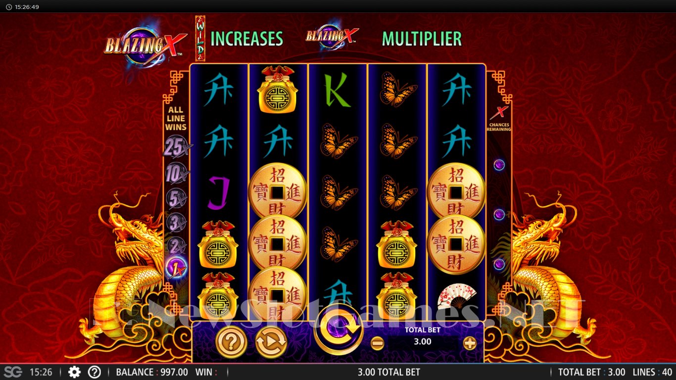 Blazing X Slot Slot Image in Demo - pic. 2
