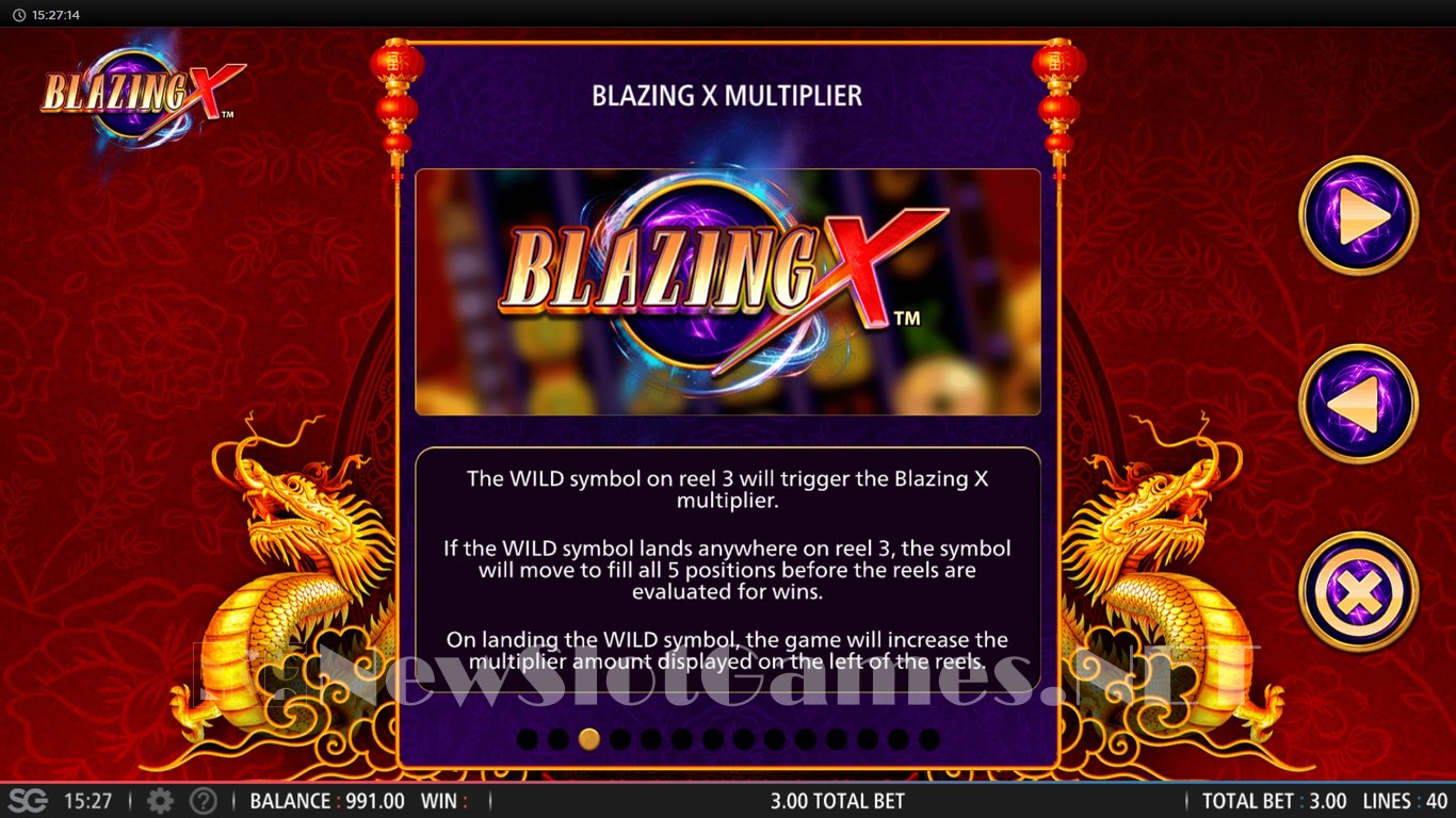 Blazing X Slot Slot Image in Demo - pic. 5