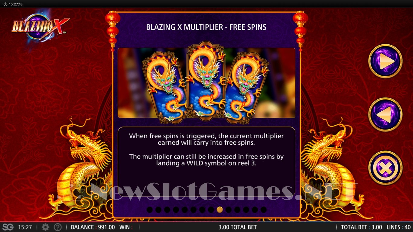 Blazing X Slot Slot Image in Demo - pic. 7