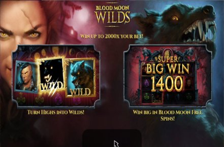 Blood Moon Wilds Slot Logo