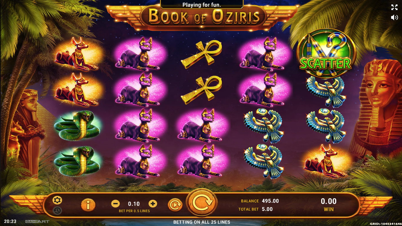 Book of Oziris Slot Slot Image in Demo - pic. 2