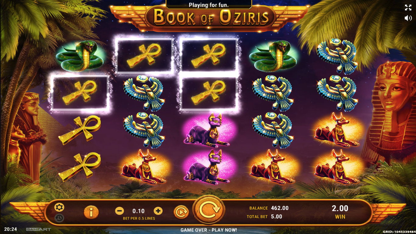 Book of Oziris Slot Slot Image in Demo - pic. 3
