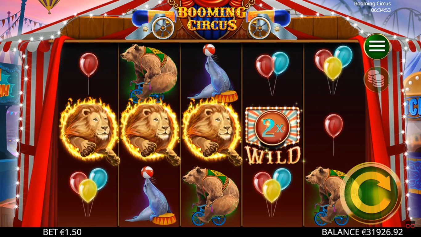 Booming Circus Slot Demo Image