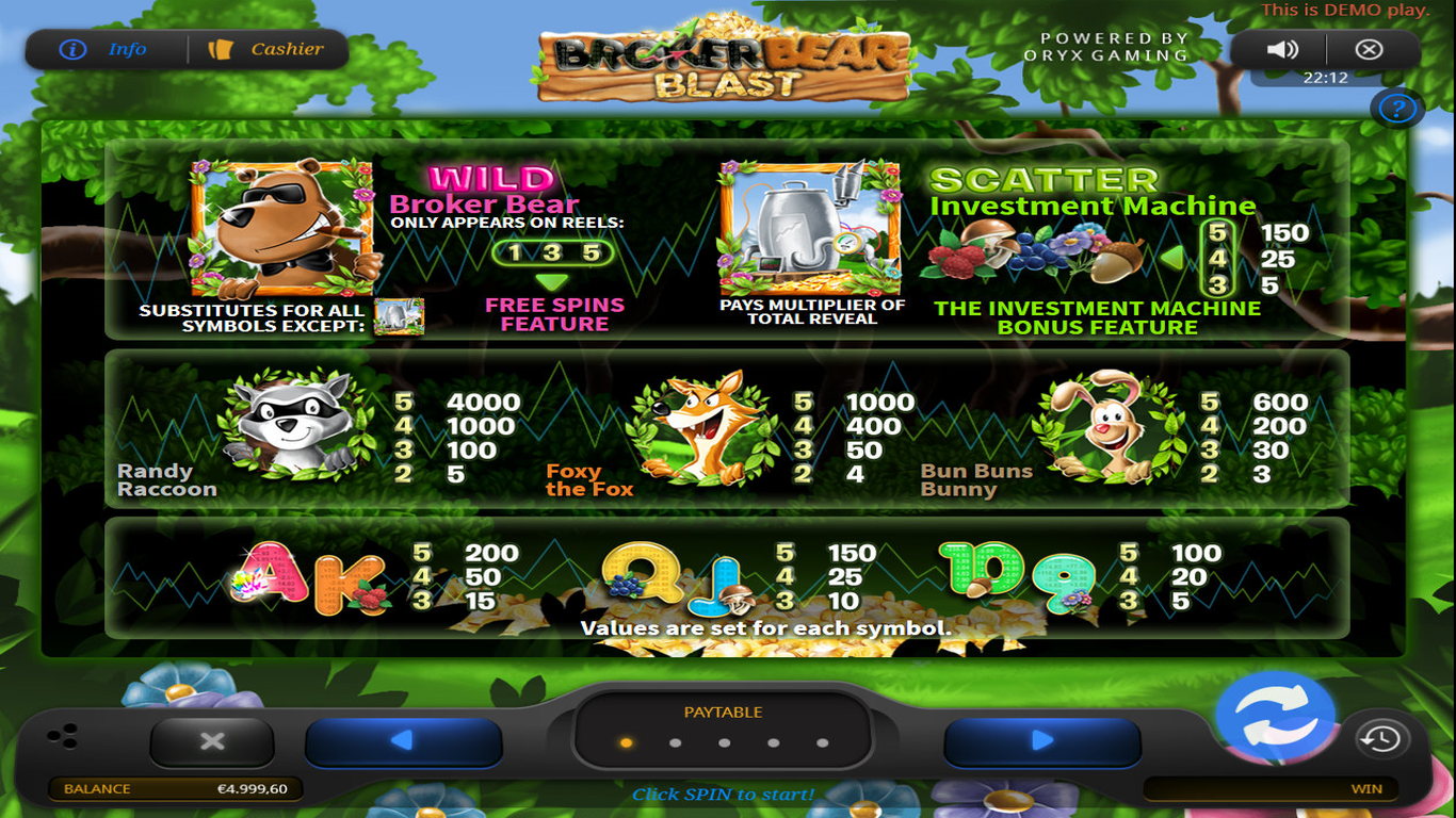 Broker Bear Blast Slot Slot Image in Demo - pic. 2