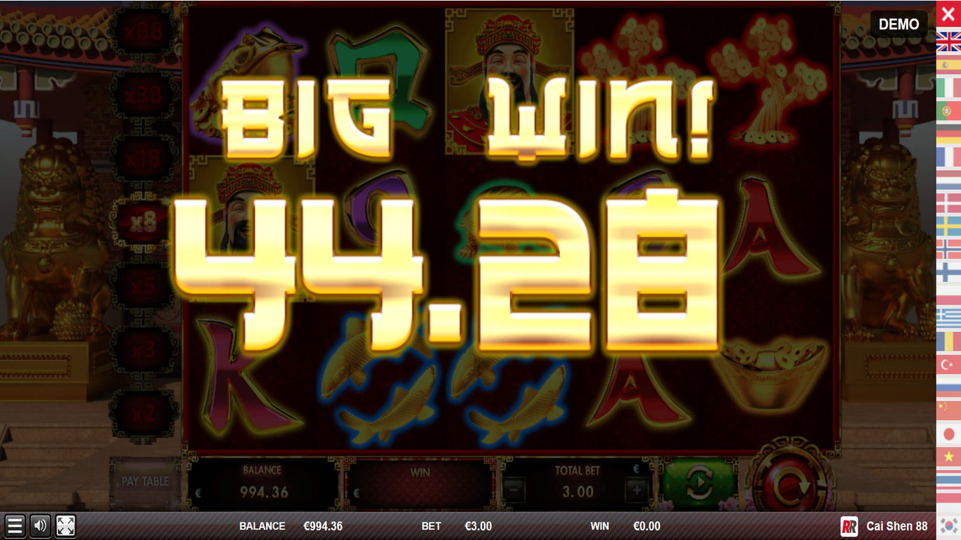 Cai Shen 88 Slot Slot Image in Demo - pic. 3