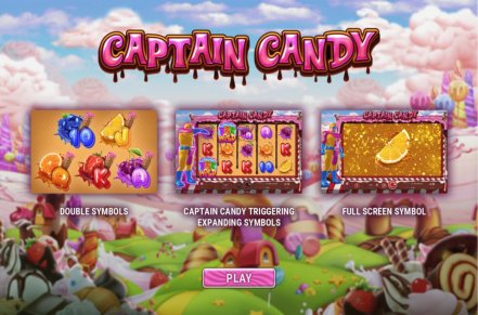Captain Candy Slot Logo