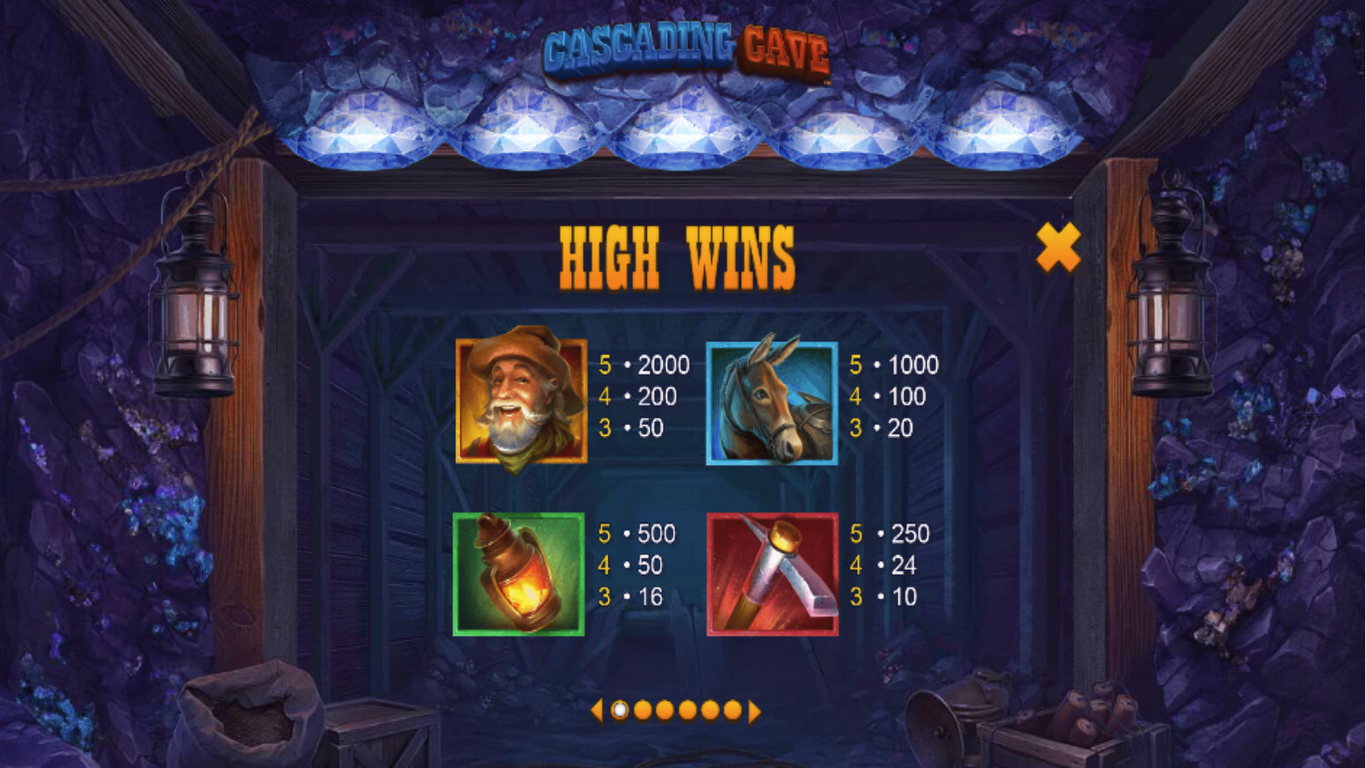 Cascading Cave Slot Slot Image in Demo - pic. 2