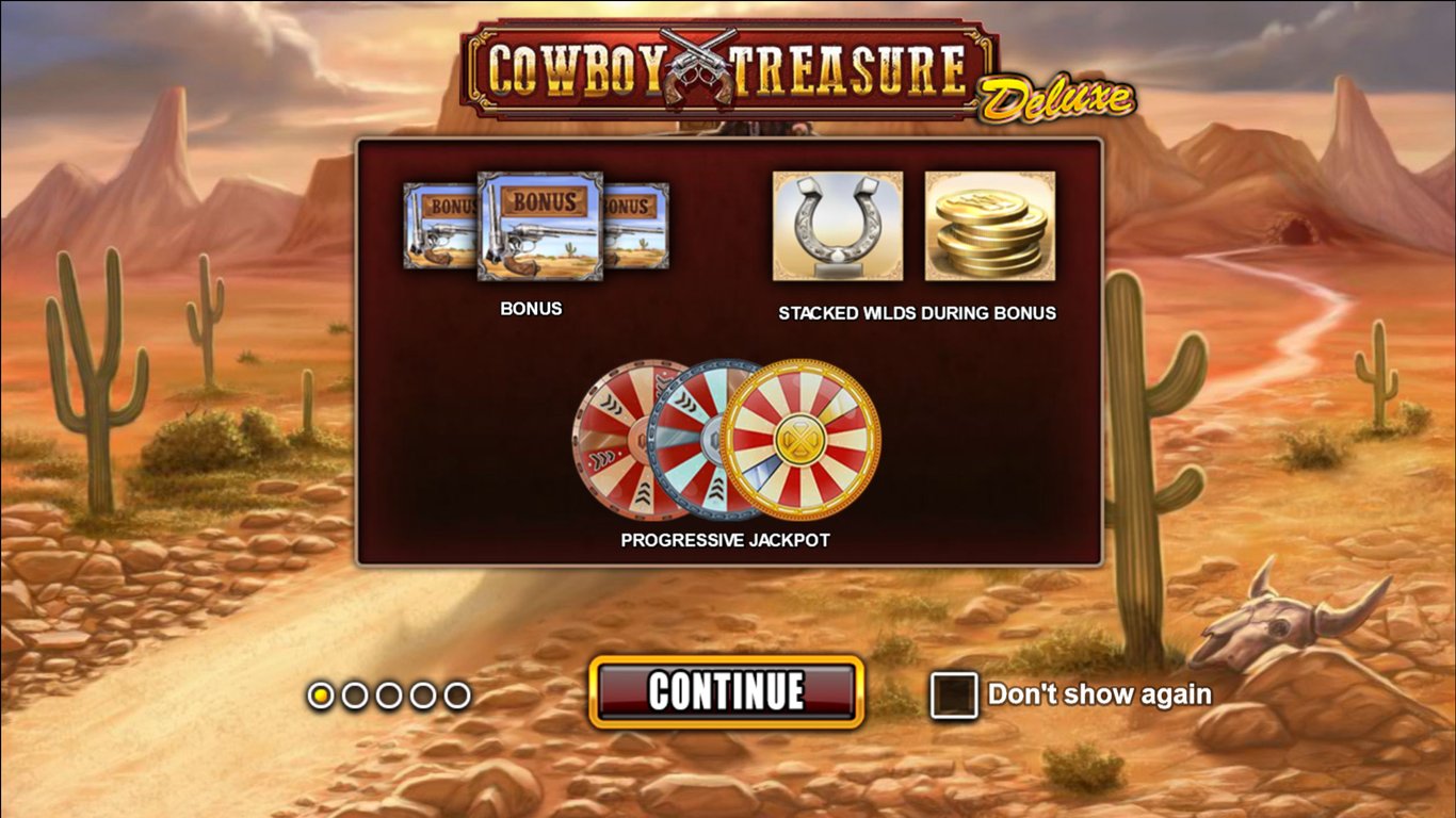 Cowboy Treasure Deluxe Slot Demo Image