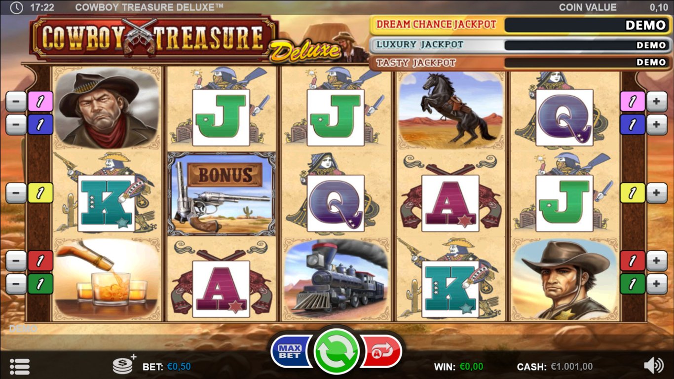 Cowboy Treasure Deluxe Slot Slot Image in Demo - pic. 3