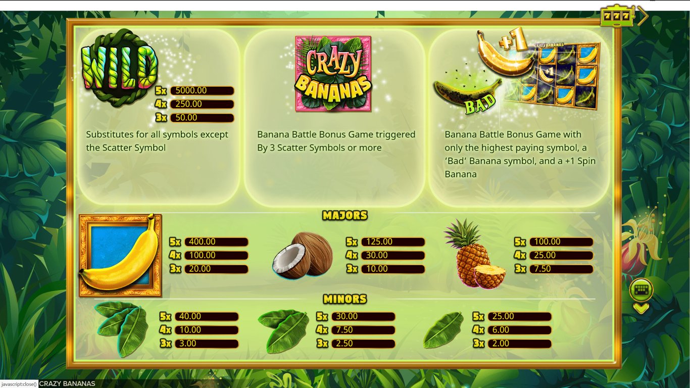Crazy Bananas Slot Slot Image in Demo - pic. 3