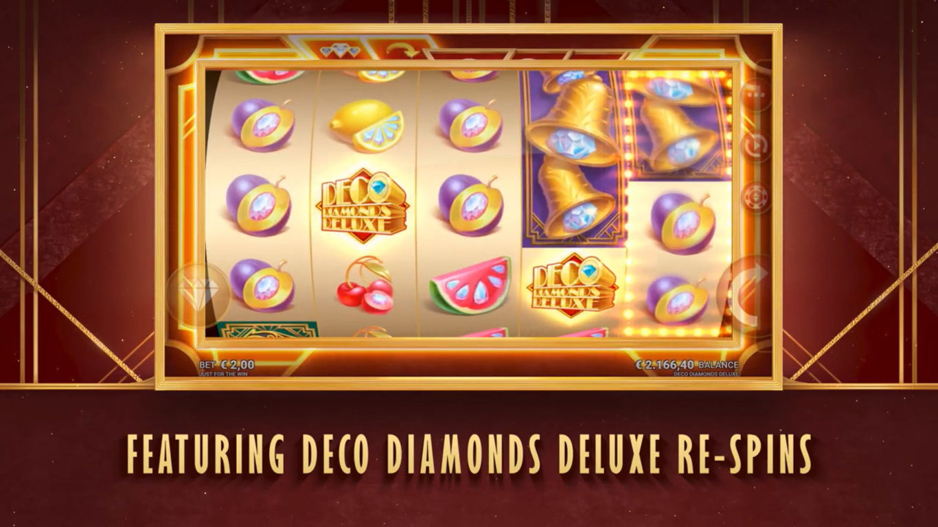 Deco Diamonds Deluxe Slot Demo Image