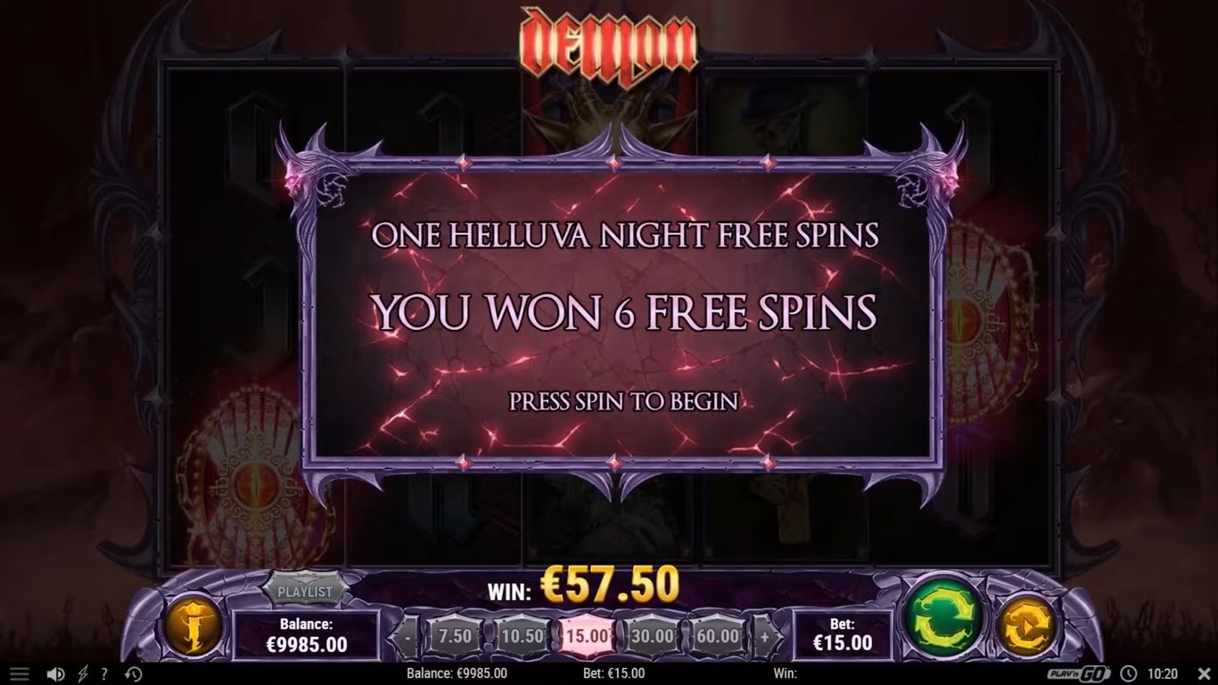 Demon Slot Review & Demo by Play'n GO - Play Free Online
