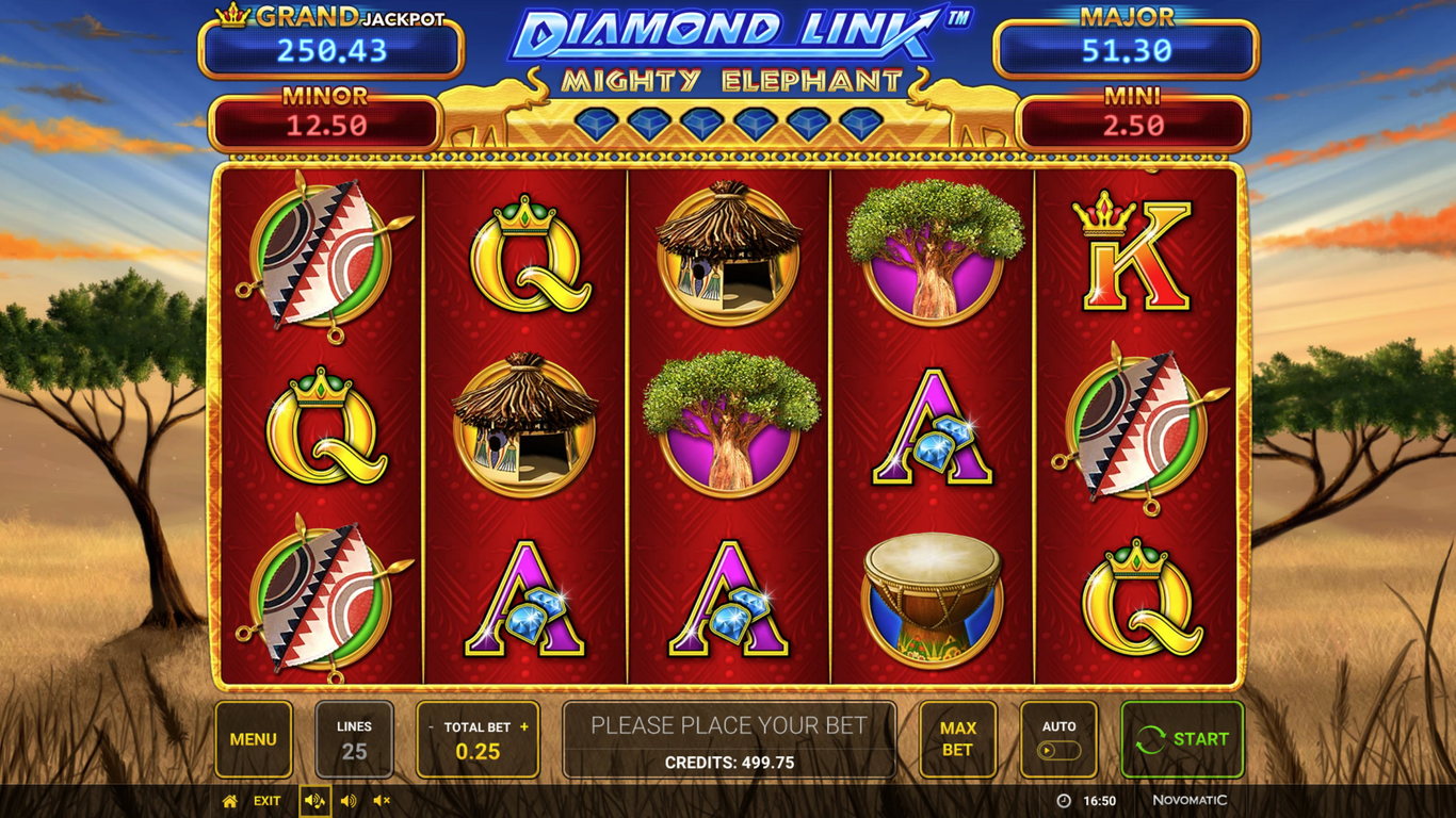 Diamond Link: Mighty Elephant Slot Demo Image