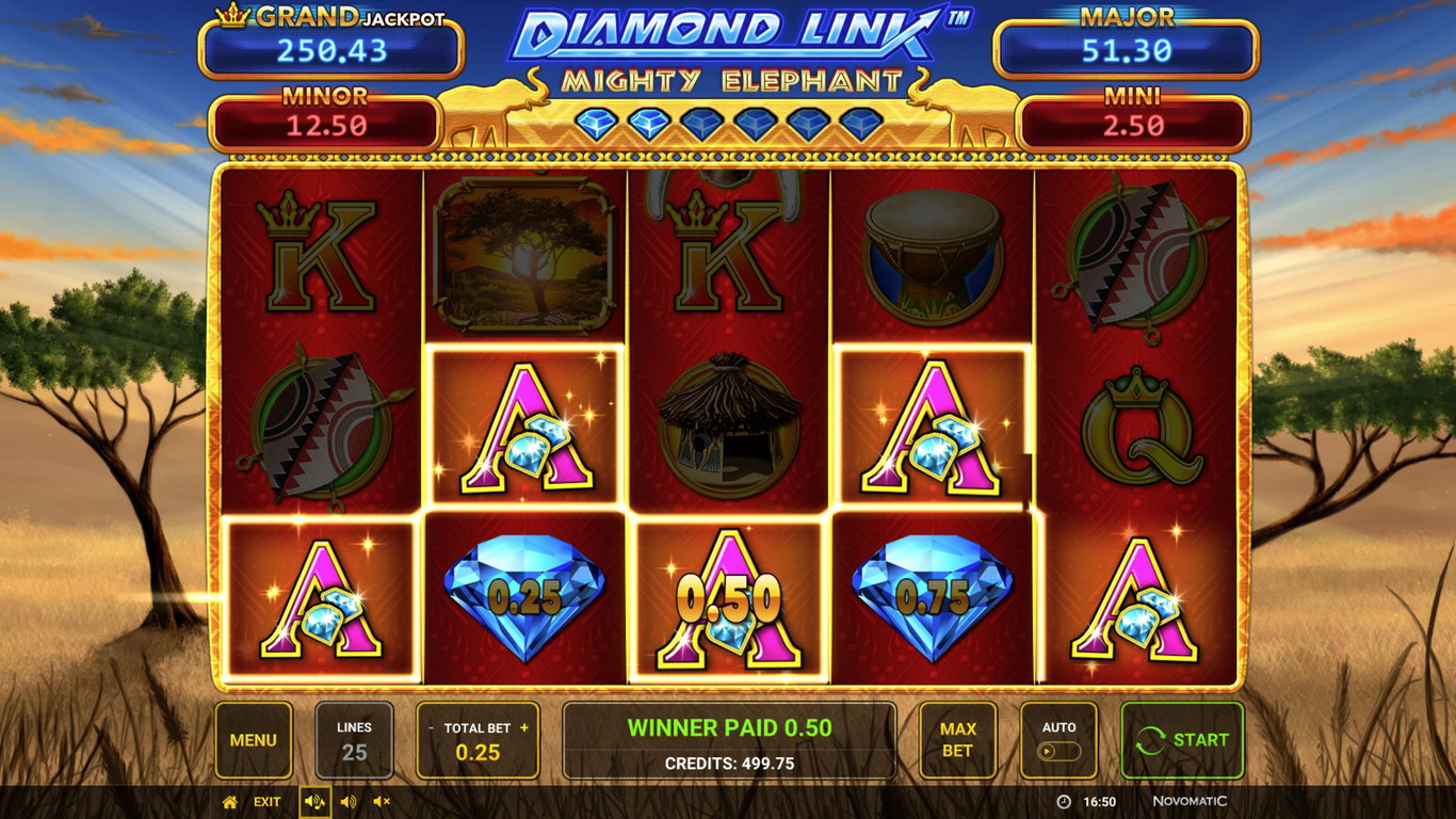 Diamond Link: Mighty Elephant Slot Slot Image in Demo - pic. 2