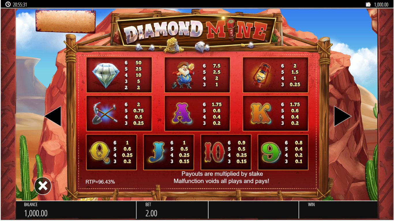 Diamond Mine Extra Gold Megaways Slot Slot Image in Demo - pic. 3