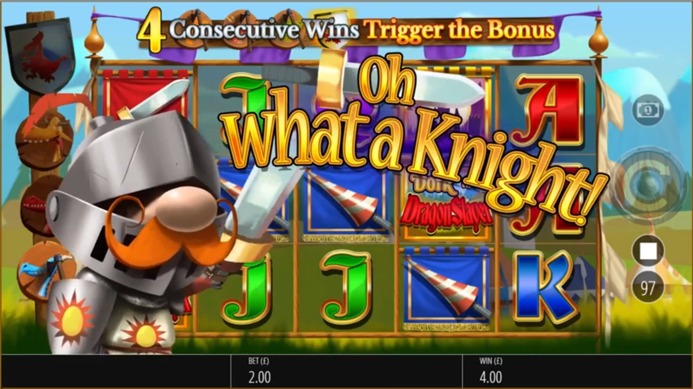 Dork the Dragon Slayer Slot Demo Image