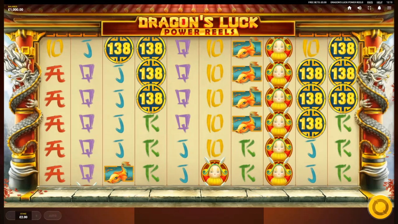 Dragons Luck Megaways Slot Demo Image