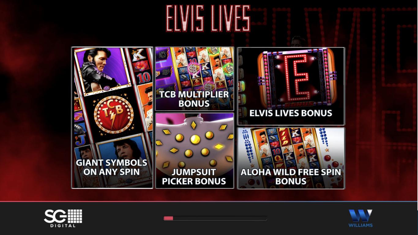 Elvis Lives Slot Demo Image