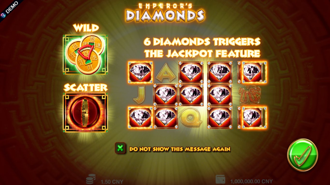 Emperors Diamonds Slot Demo Image