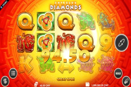 Emperors Diamonds Slot Logo