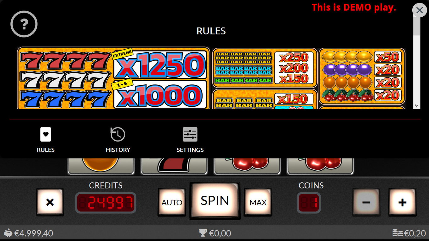 Extreme Pay Slot Slot Image in Demo - pic. 2