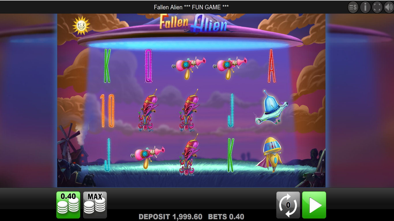 Fallen Alien Slot Demo Image