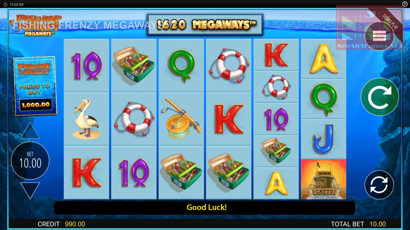 Fishin Frenzy Megaways Slot Demo Image