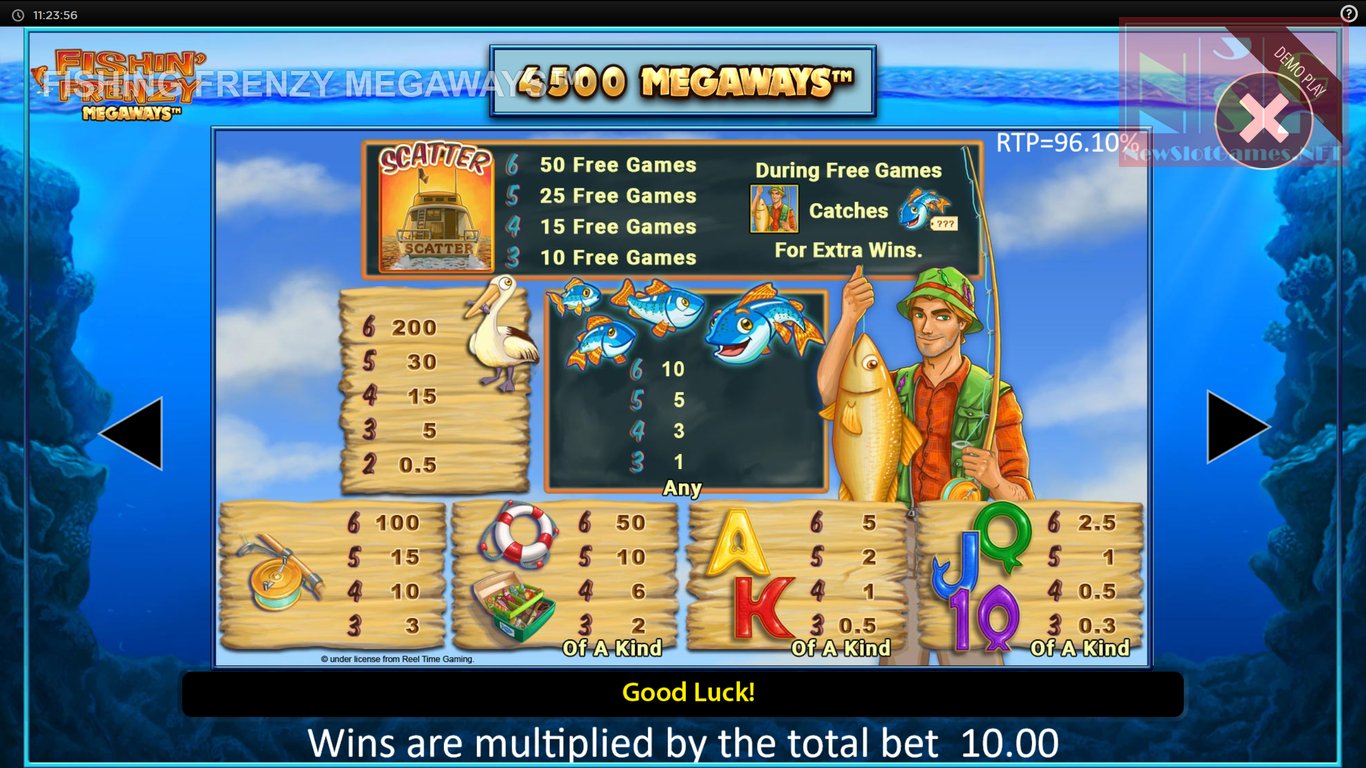 Fishin Frenzy Megaways Slot Slot Image in Demo - pic. 2