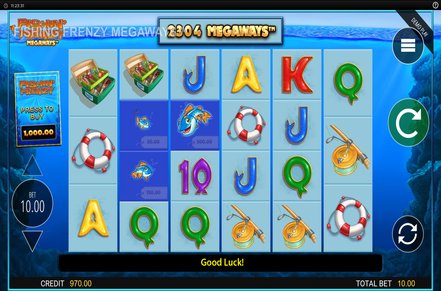 Fishin Frenzy Megaways Slot Logo