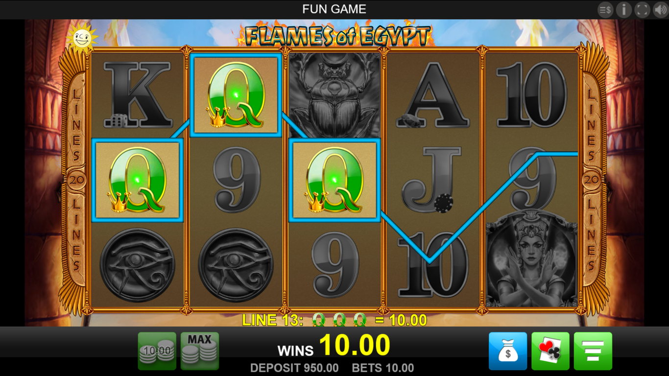 Flames Of Egypt Slot Slot Image in Demo - pic. 2