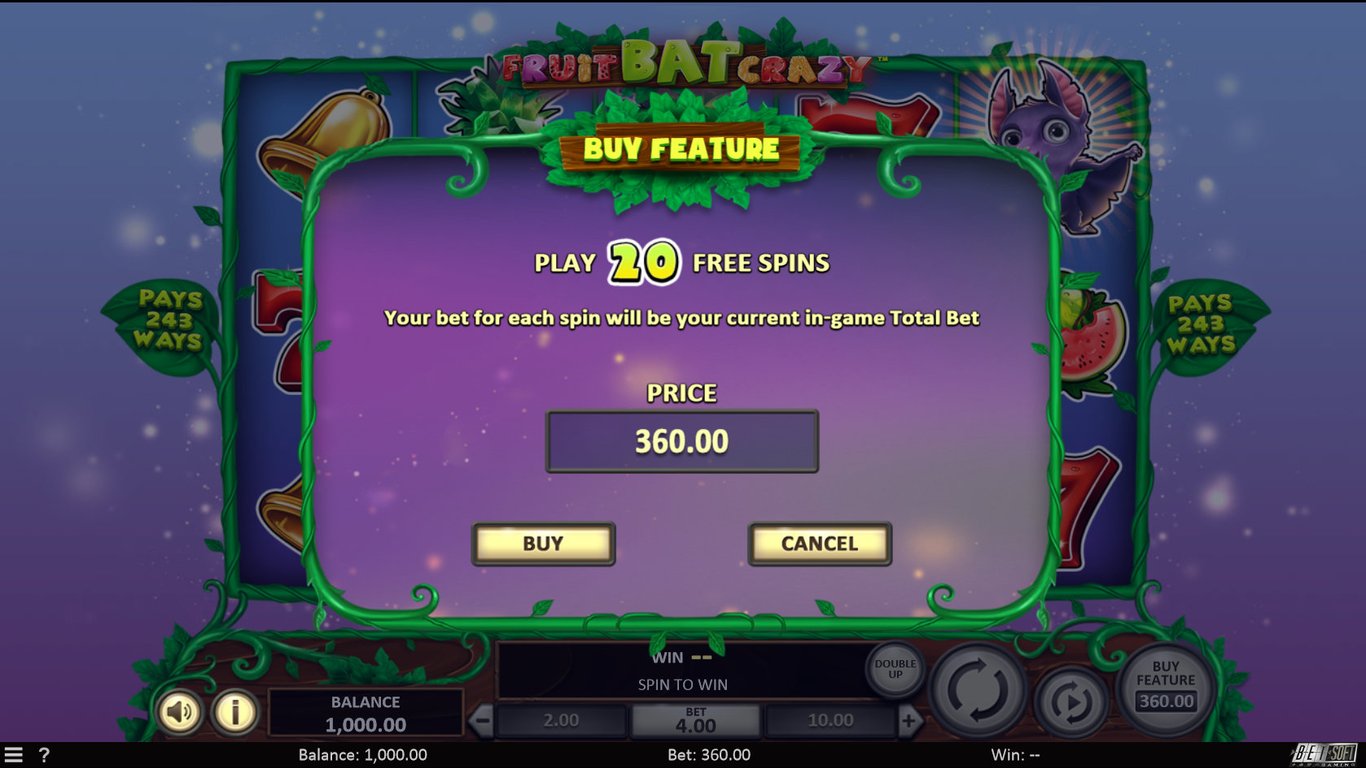 Fruit Bat Crazy Slot Slot Image in Demo - pic. 2
