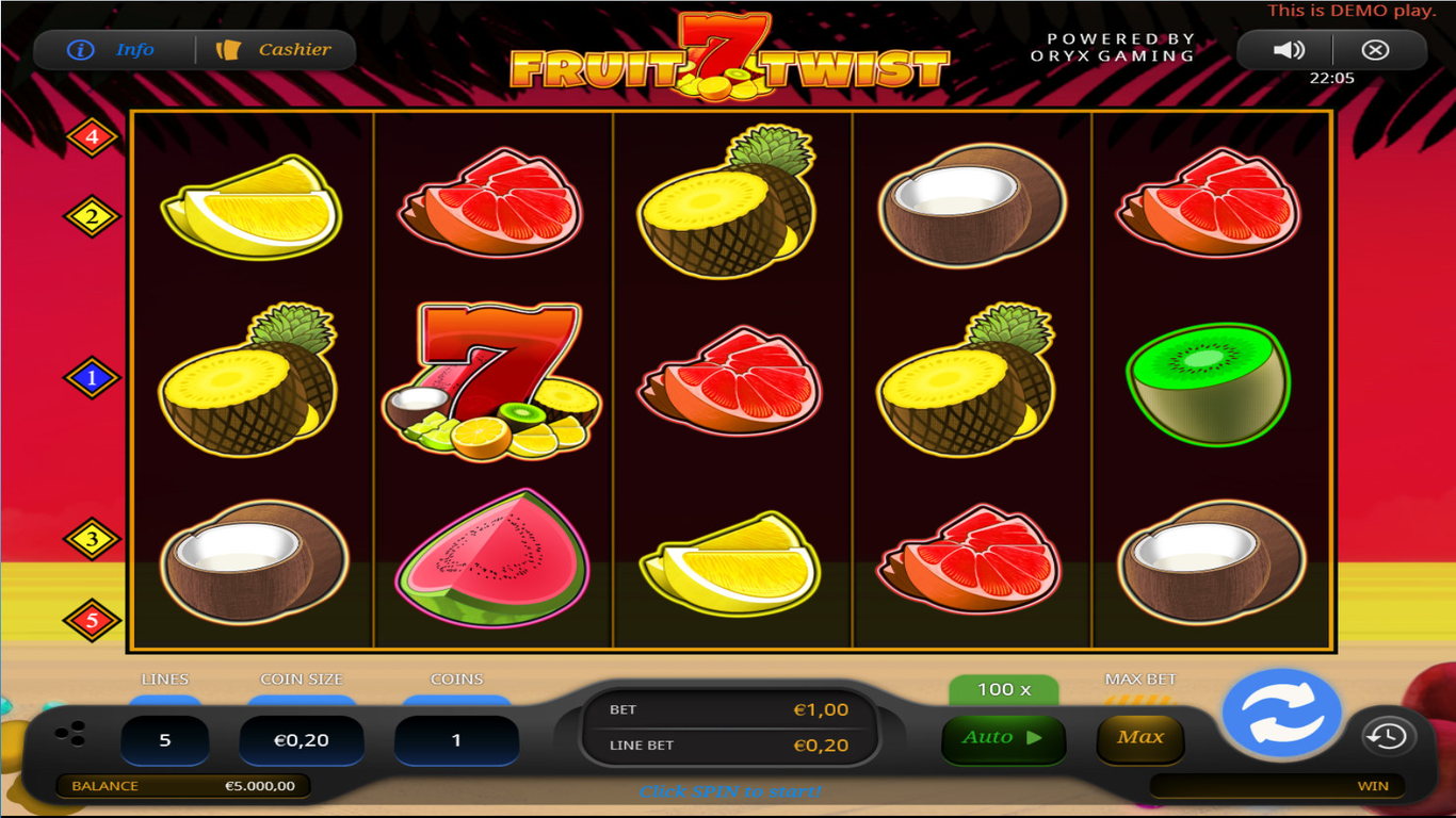 Fruit Twist Slot Demo Image