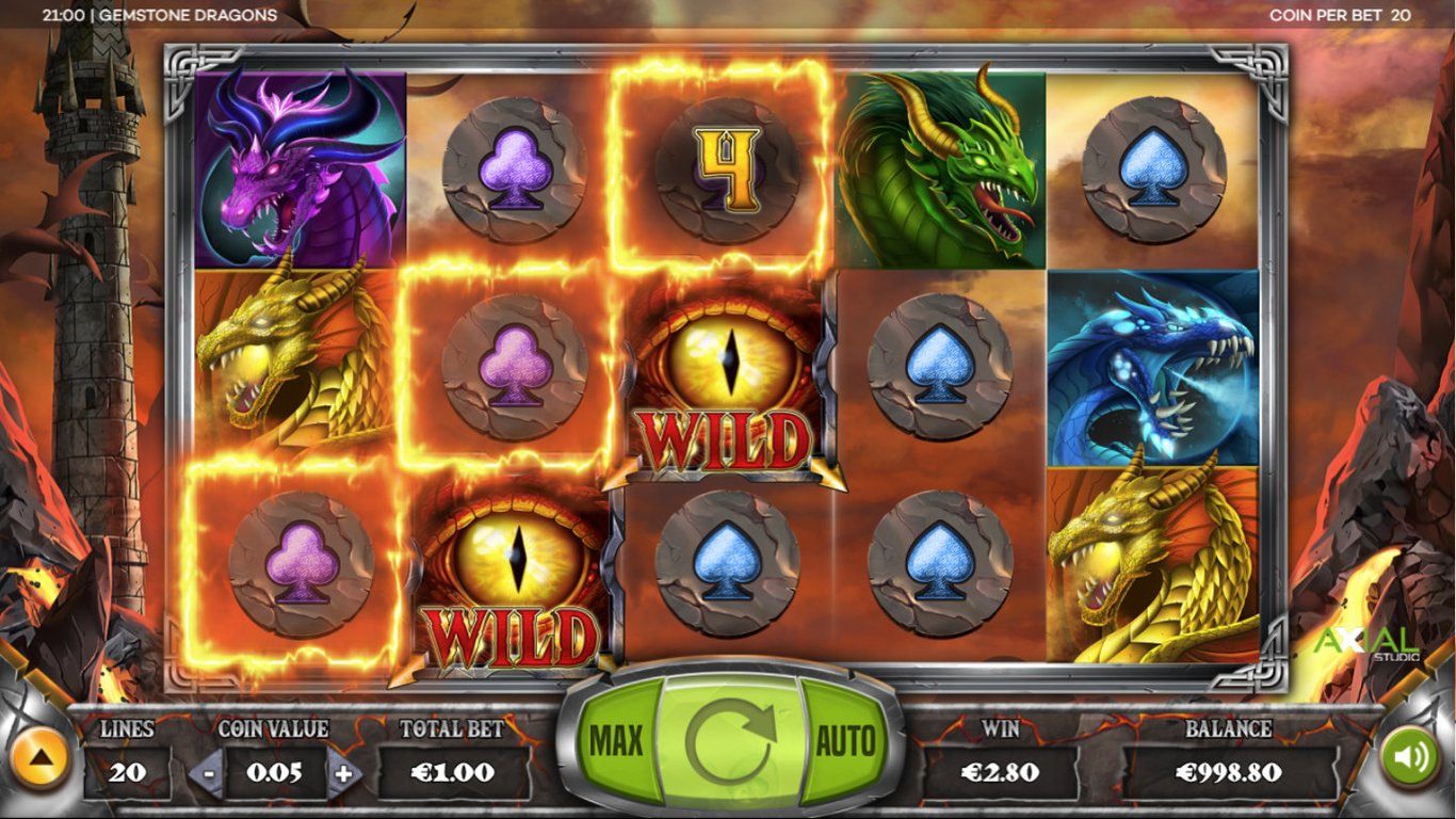 Gemstone Dragons Slot Slot Image in Demo - pic. 3