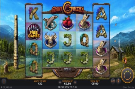 Giant Grizzly Slot Logo
