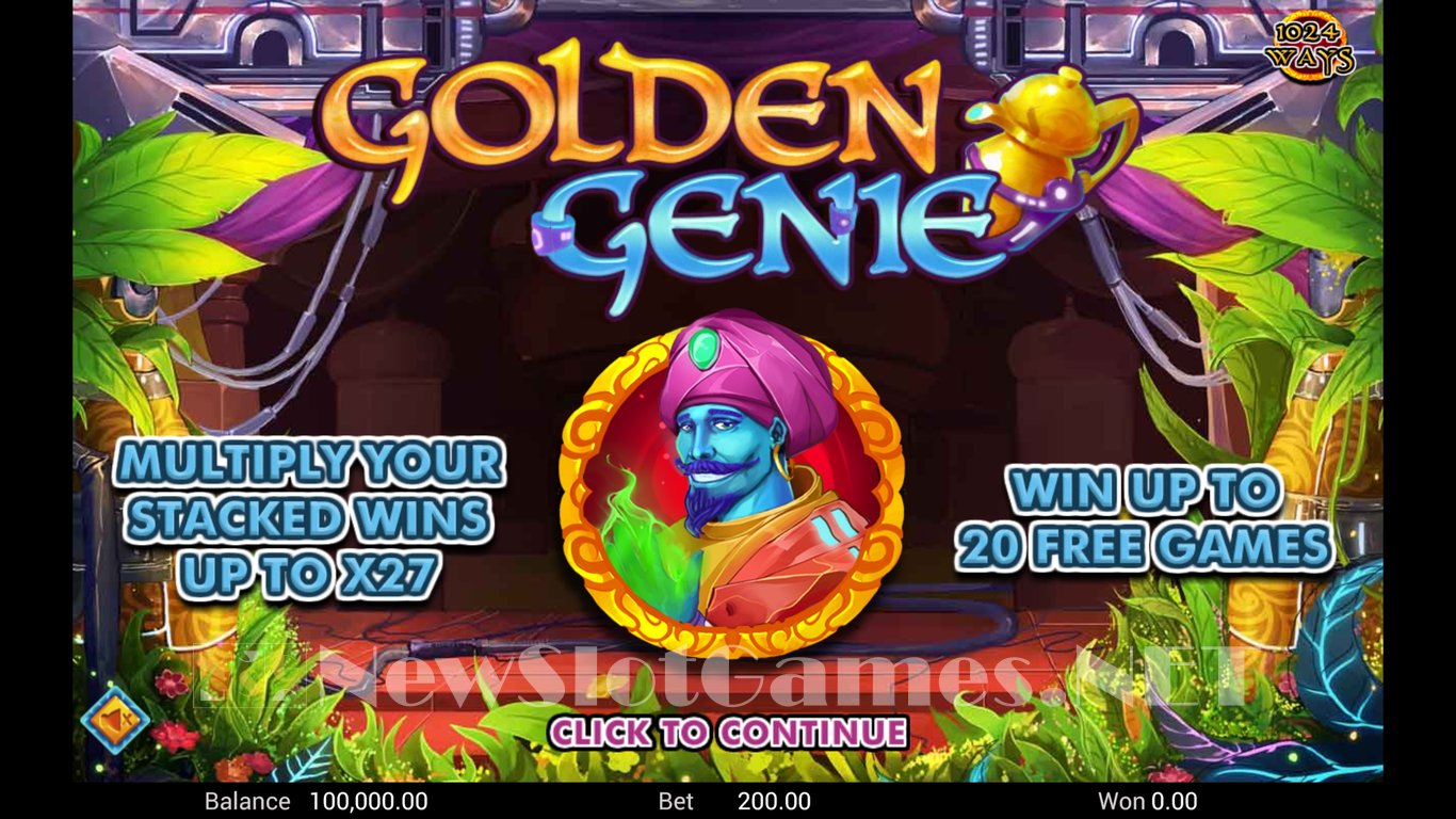 Golden Genie Slot Demo Image