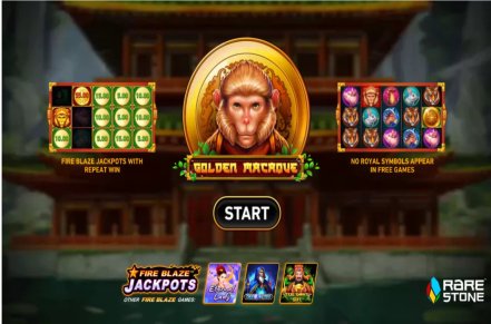 Golden Macaque Slot Logo