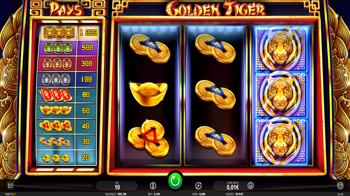 Golden Tiger Slot Demo Image