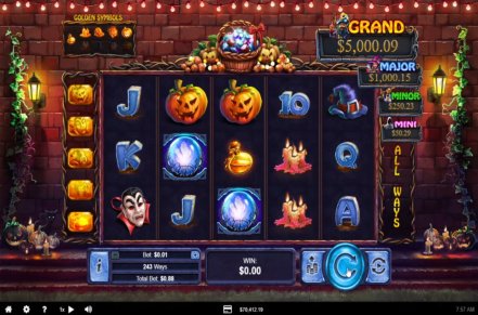 Halloween Treasures Slot Logo