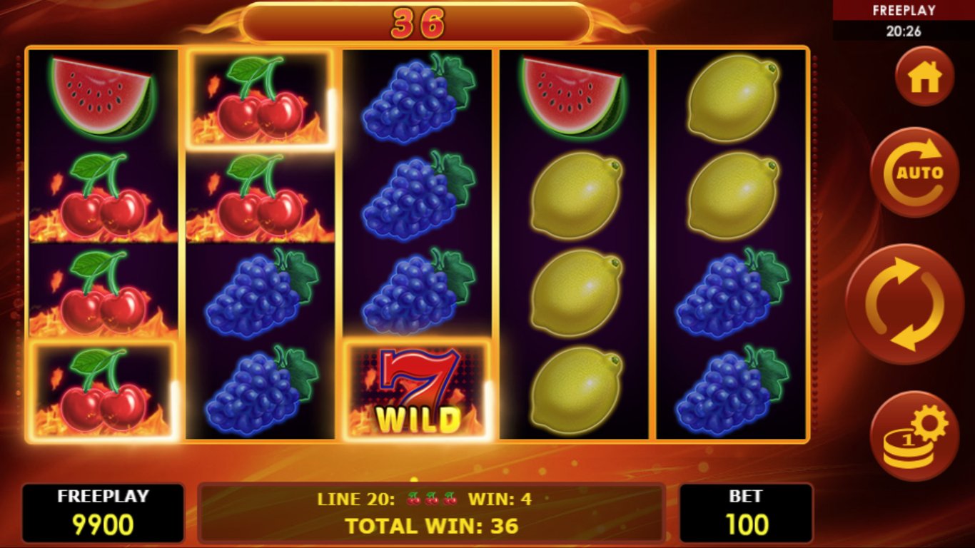 Hot Fruits 100 Slot Demo Image