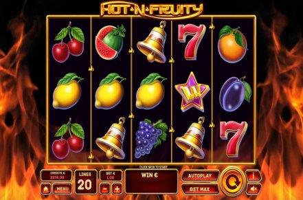 Hot n Fruity Slot Logo