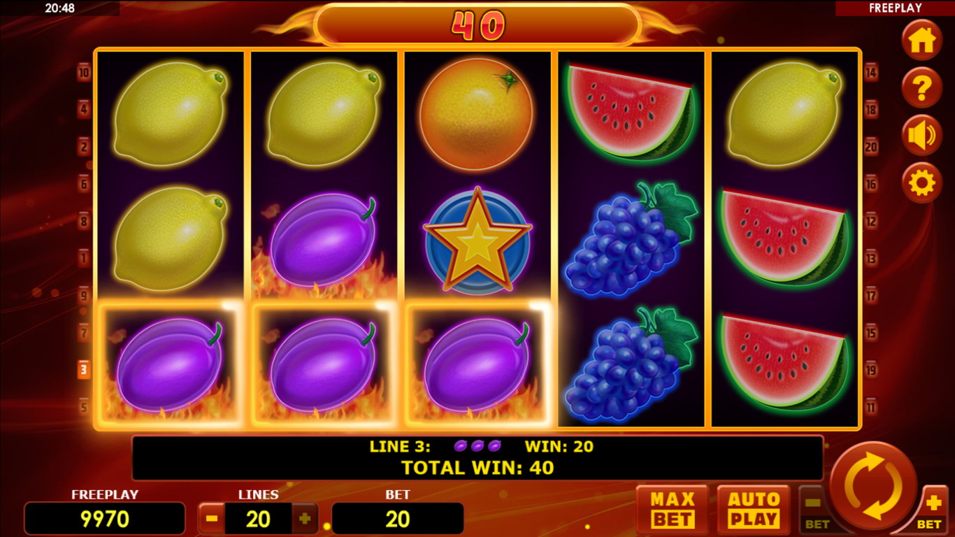 Hottest Fruits 20 Slot Slot Image in Demo - pic. 2