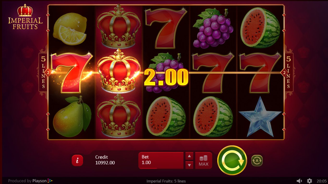Imperial Fruits 5 Lines Slot Slot Image in Demo - pic. 2
