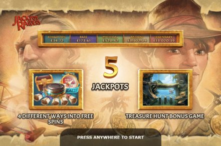 Jackpot Raiders Slot Logo