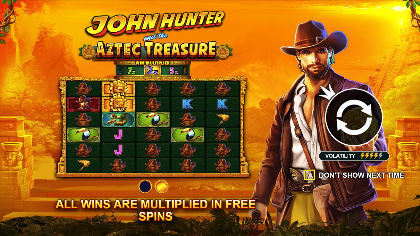 John Hunter and the Aztec Treasure Slot Demo Image