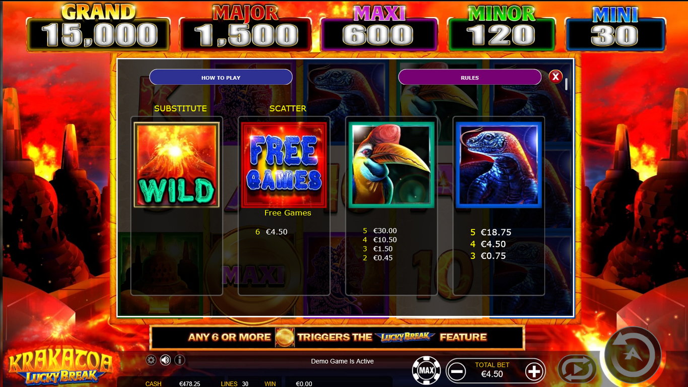 Krakatoa Slot Slot Image in Demo - pic. 3