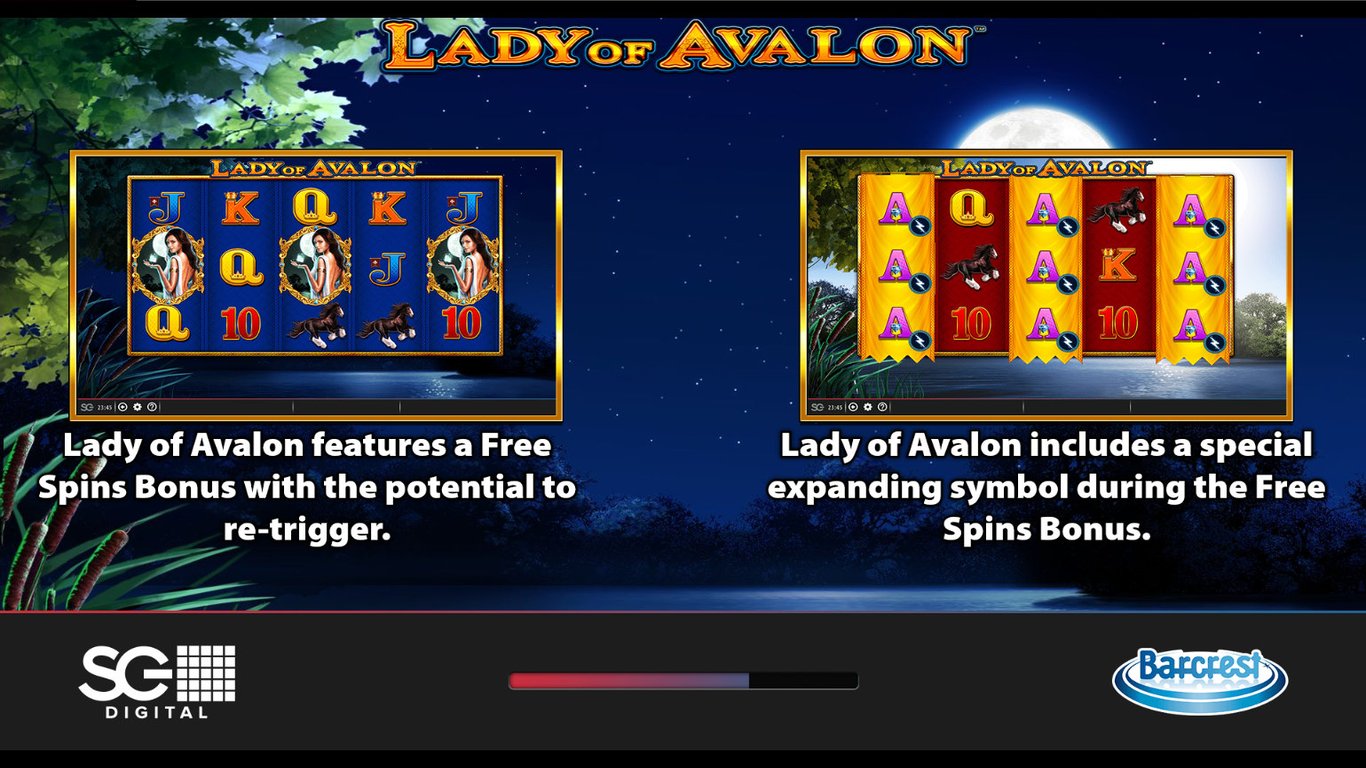 Lady of Avalon Slot Demo Image