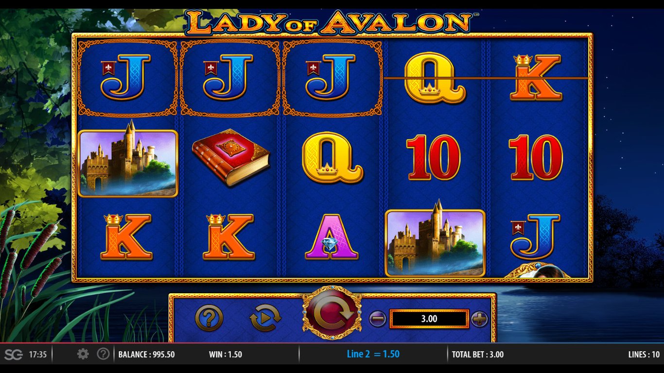 Lady of Avalon Slot Slot Image in Demo - pic. 3