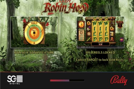 Lady of Robinhood Slot Logo