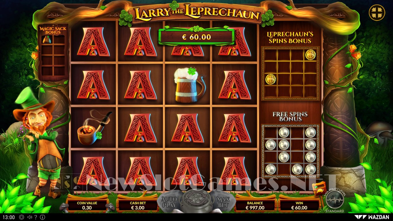 Larry the Leprechaun Slot Demo Image