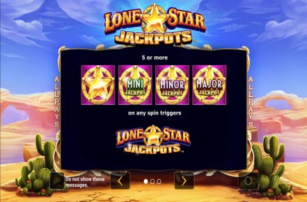 Lone Star Jackpots Slot Logo